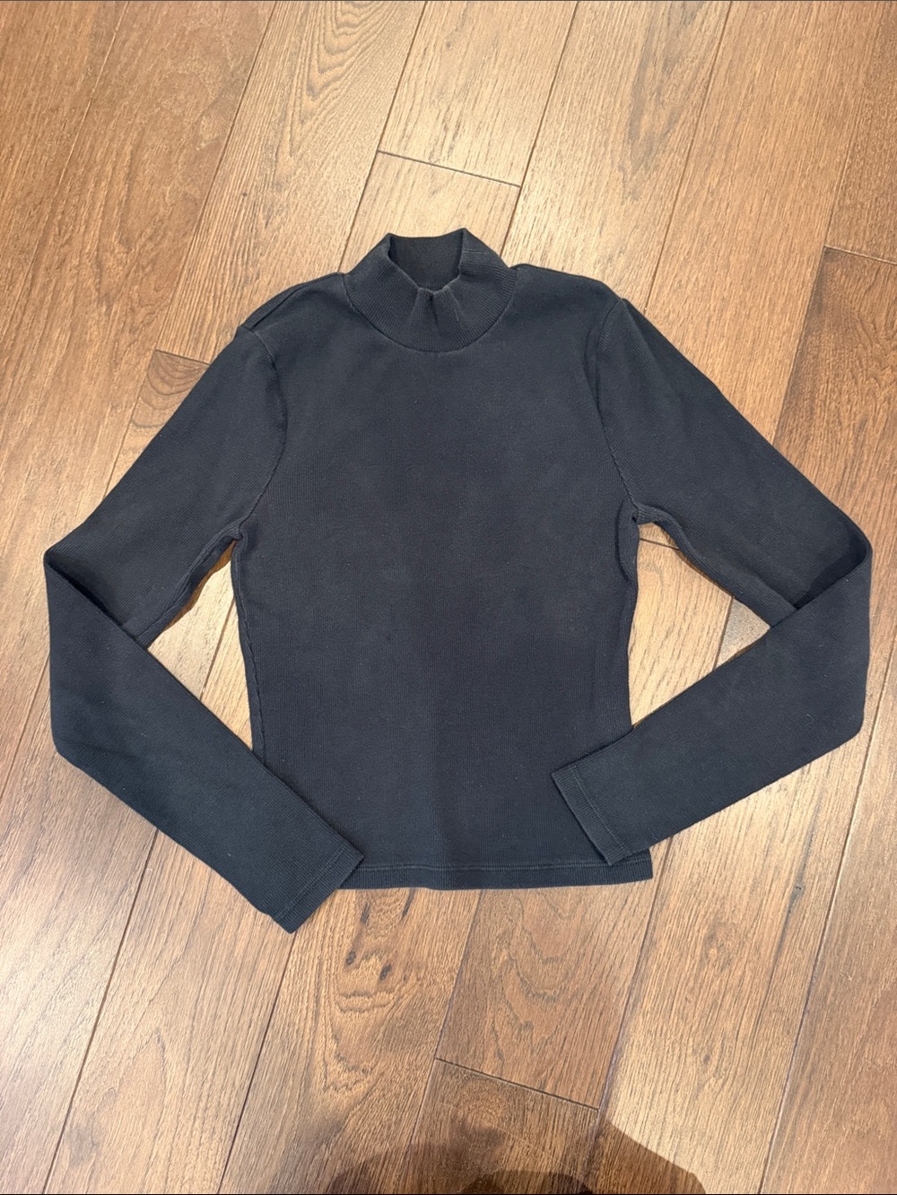 Abercrombie & Fitch So Soft Essentials Black Mock Neck Medium - C27-166
